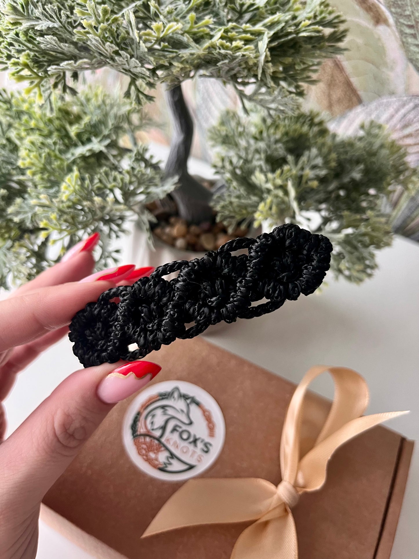 Plaukų segtukas “Pynė”