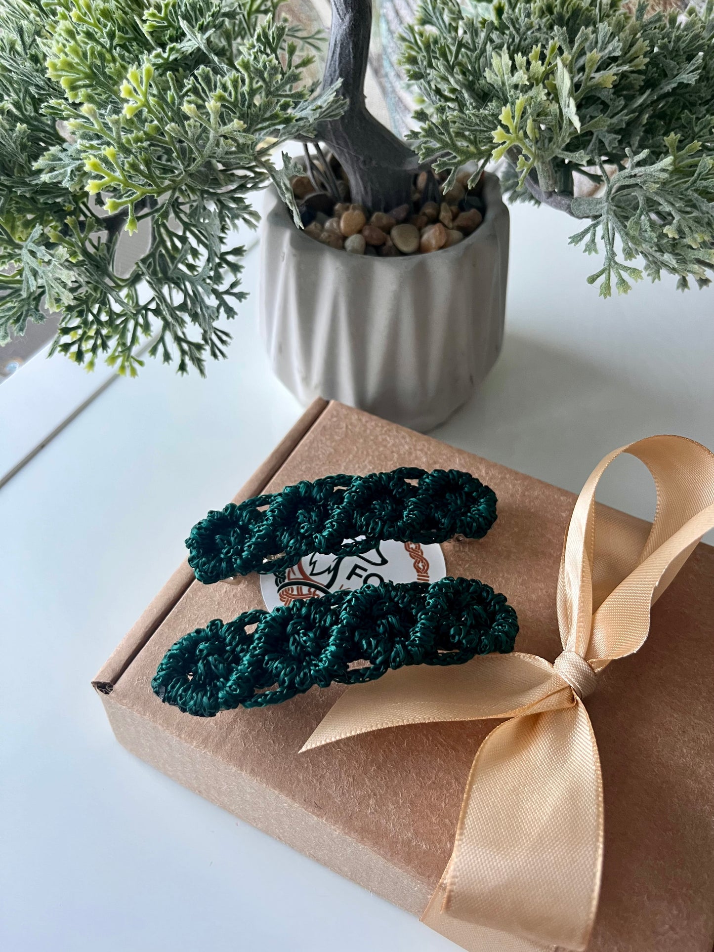 Plaukų segtukas “Pynė”