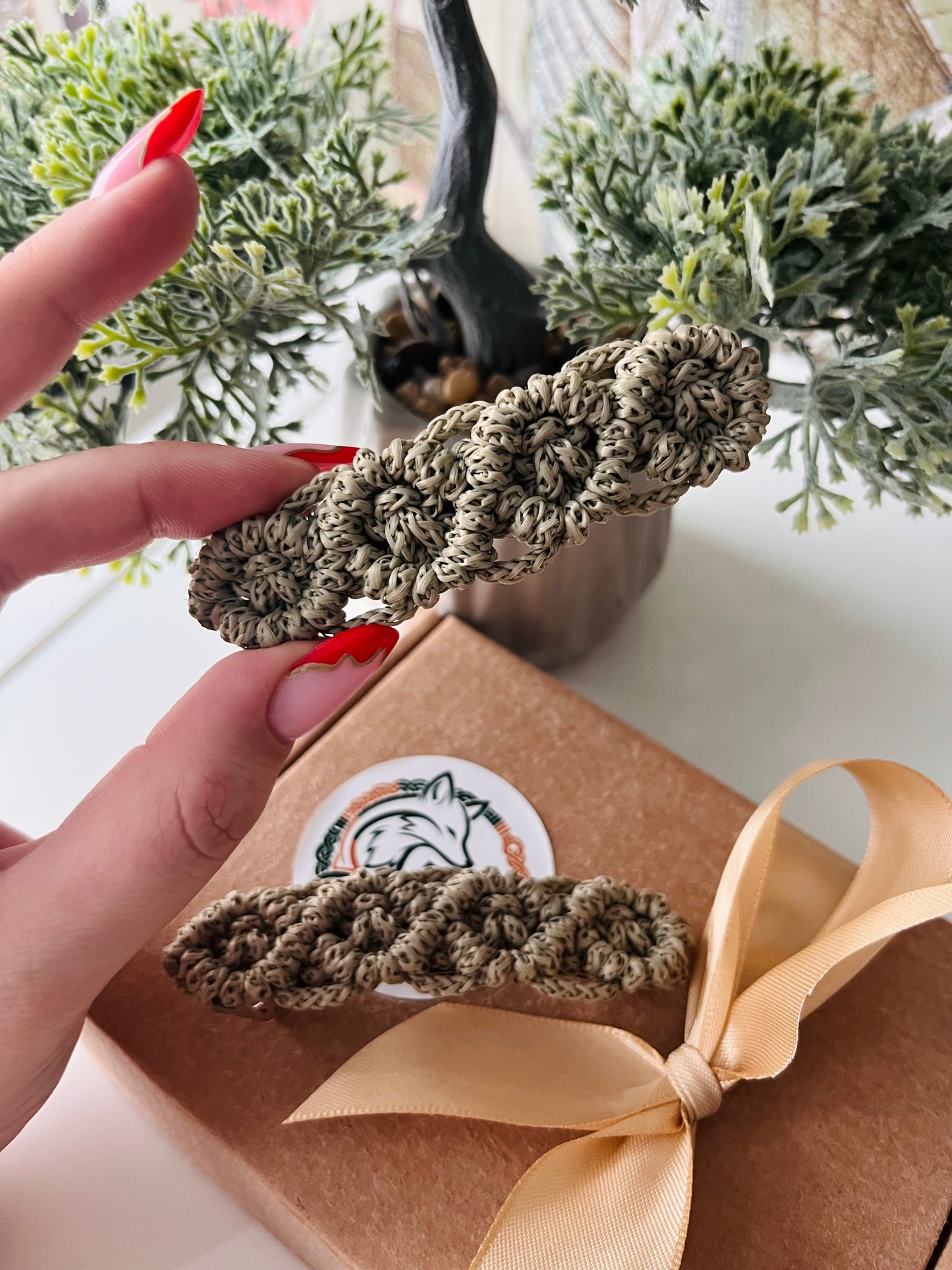 Plaukų segtukas “Pynė”