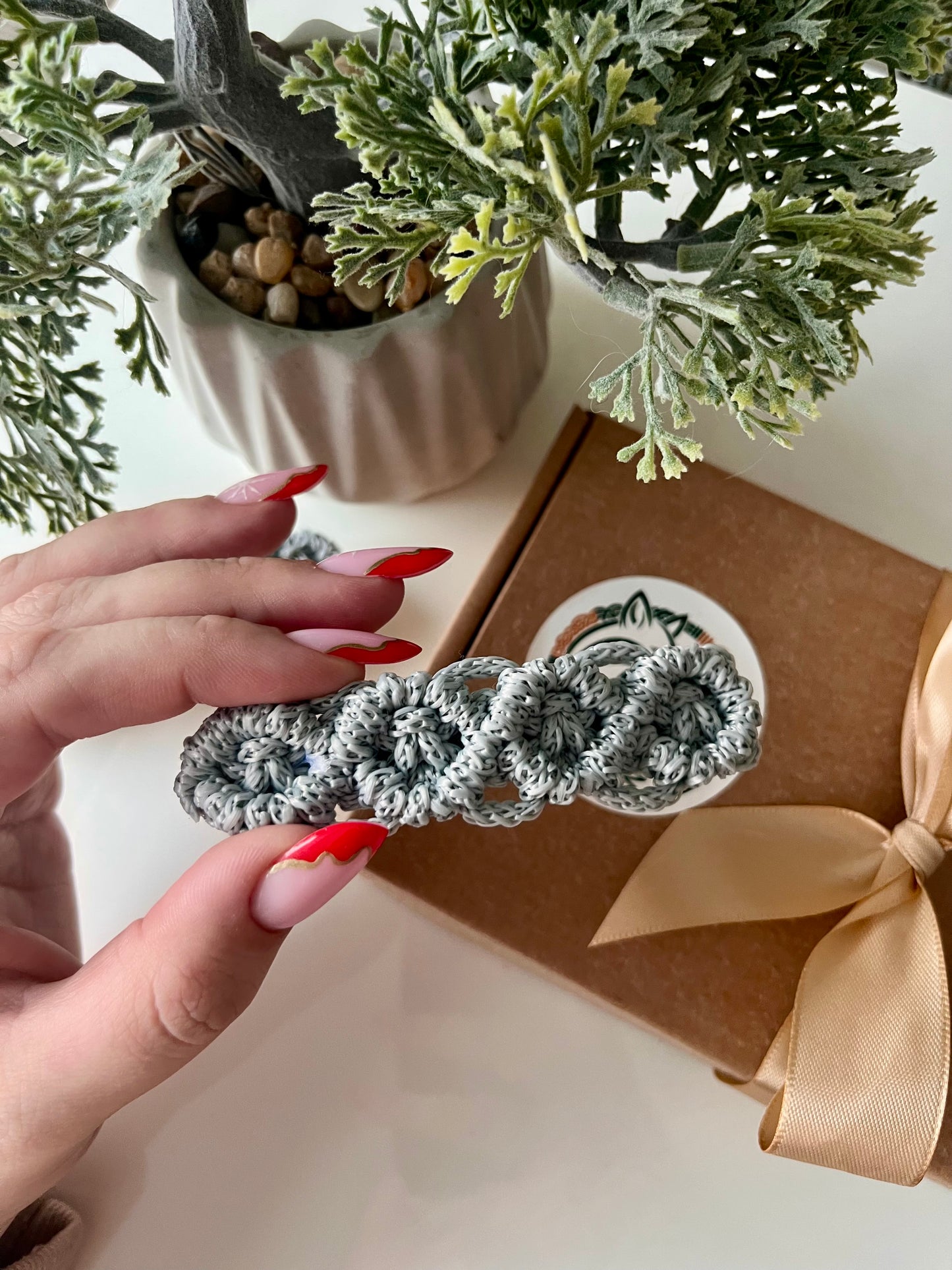 Plaukų segtukas “Pynė”