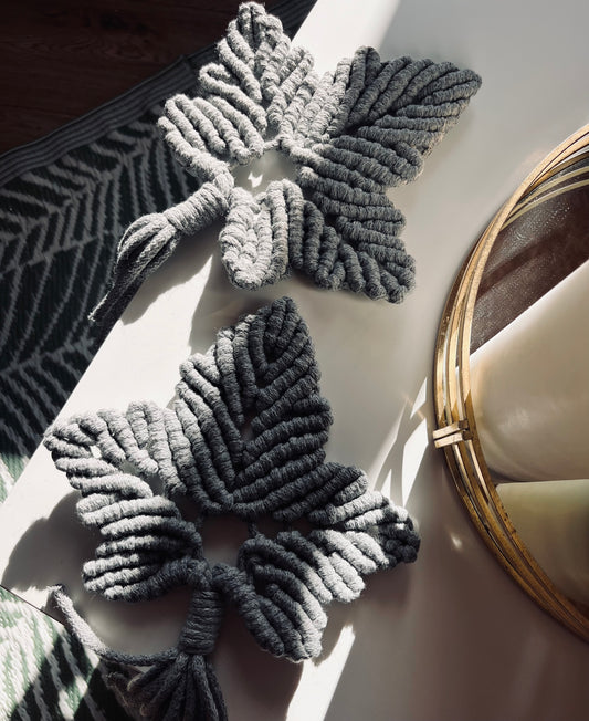 Puodelių padėkliukai “Klevas” 2 vnt