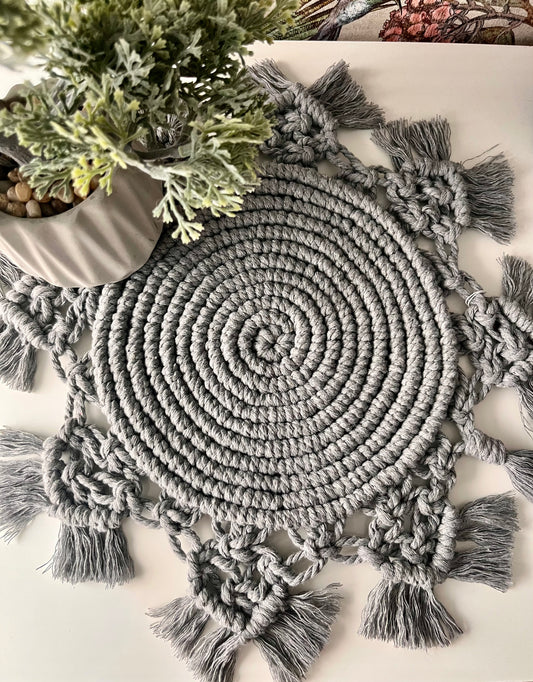 Stalo padėkliukas “Pilkas ratas”